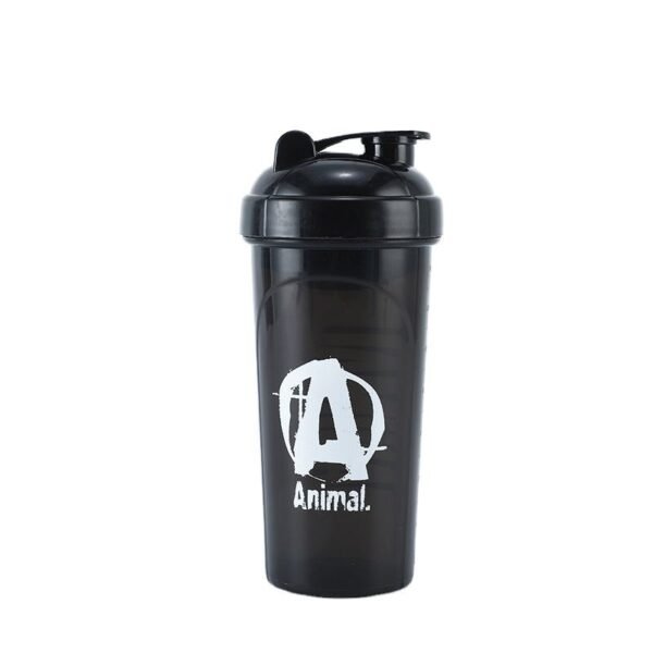 700ML Sports Fitness Direct Drinking Shaker Cup Plastic Drinkware for Protein Powder & Milkshake Mixing for Travel