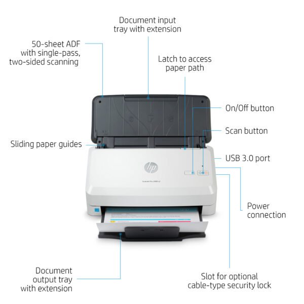 HP ScanJet Pro 2000 s2 Sheet-feed Scanner